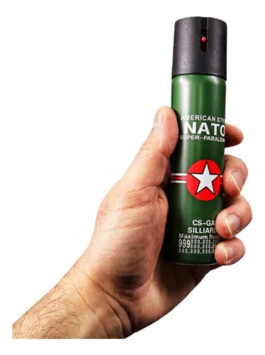 🔐 Defensa Personal NATO Super Paralisante CS Gas – 110 ml